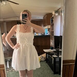 Topshop White Mini Dress